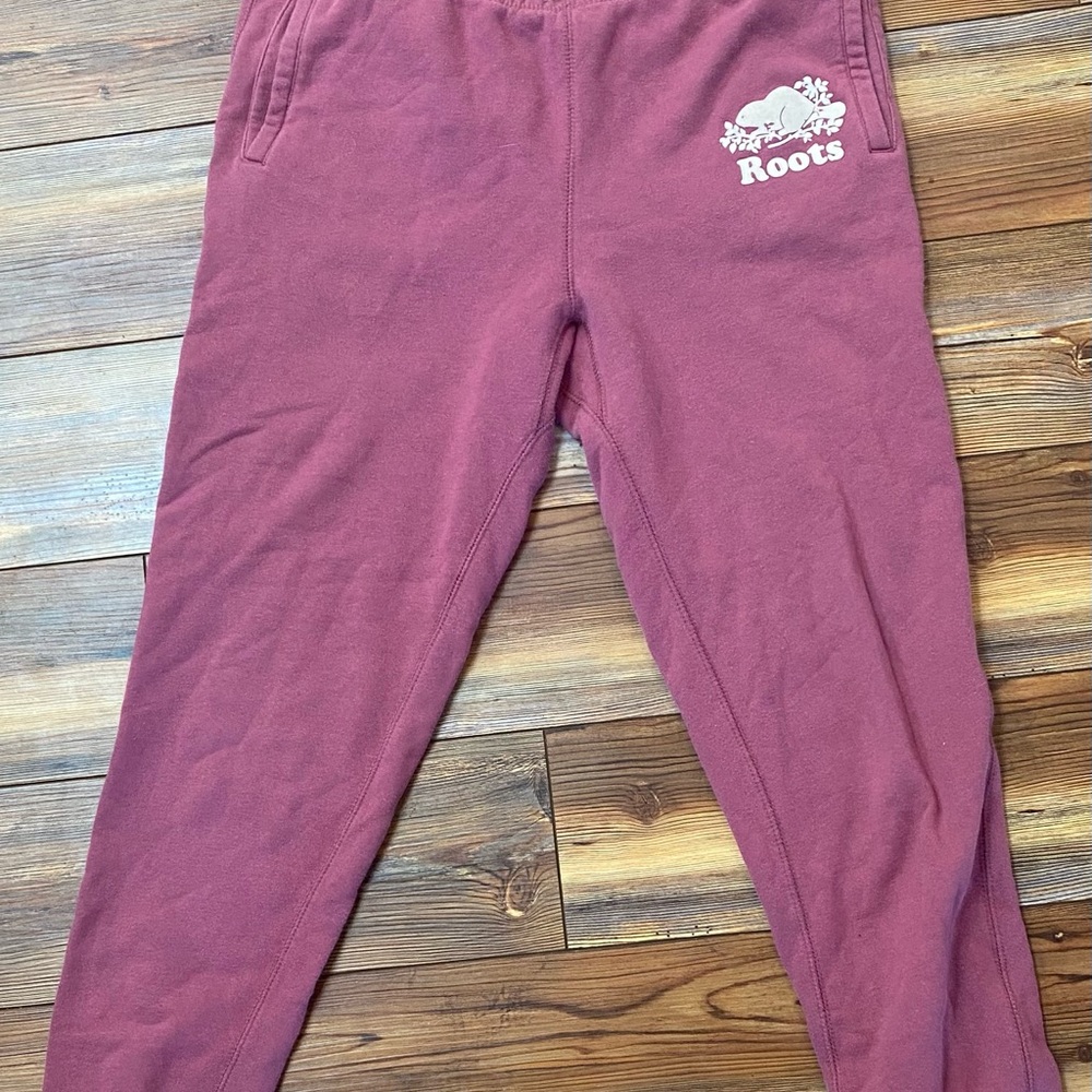 Roots Bottoms in Maroon
